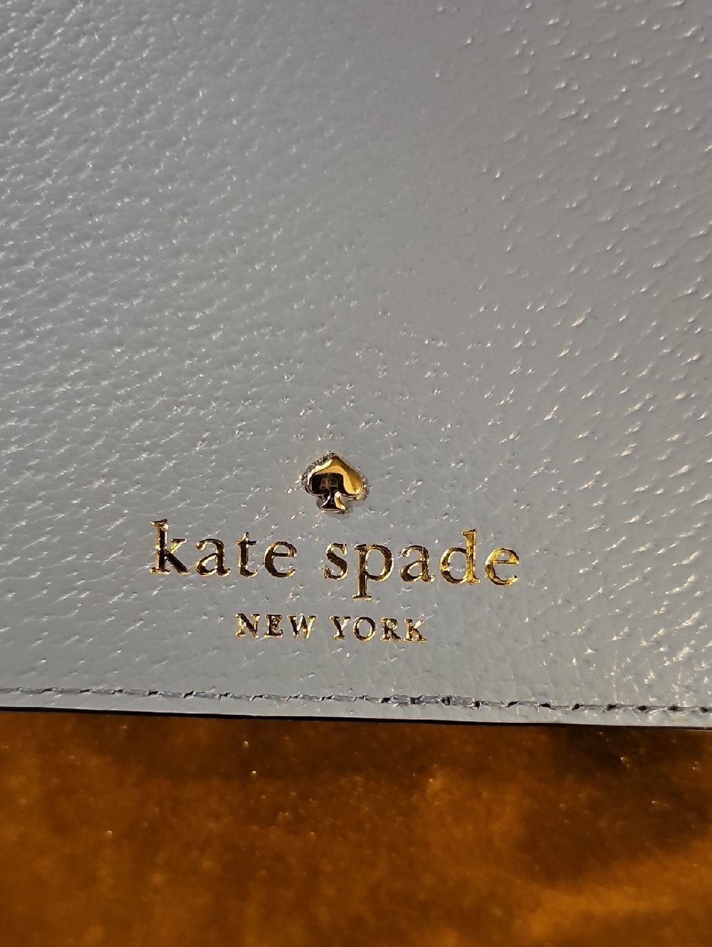 Kate Spade Grand Street Passport Holder In Lt Blue - Picture 2 of 7